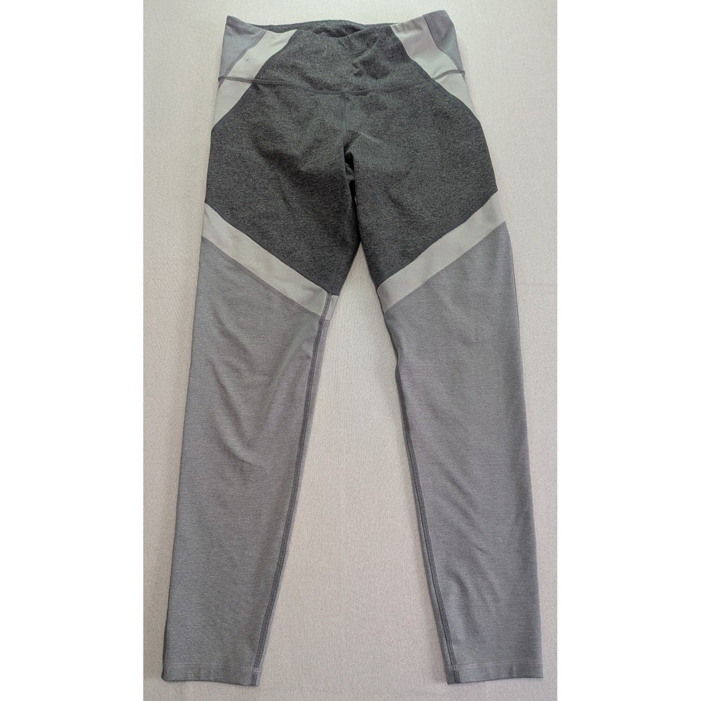 Old Navy Active Leggings Womens Large Grey Good Colorblock Go-Dry Athletic